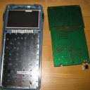 PCB extraced, the key pad is exposed